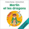 Couverture Merlin et les dragons Editions Audible studios 2022