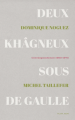 Couverture Deux khâgneux sous De Gaulle Editions Plein jour 2019
