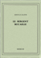 Couverture LE SERGENT BUCAILLE Editions Bibebook 2016