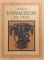 Couverture Les odes amoureuses Editions Hugues de Queyssac 1984
