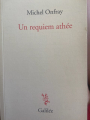 Couverture Un requiem athée Editions Galilée 2013
