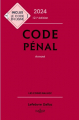Couverture Code pénal Editions Dalloz 2023