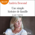 Couverture Une simple histoire de famille Editions Audiolib 2023
