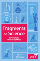 Couverture Fragments de science, tome 1 Editions EDP Sciences 2022