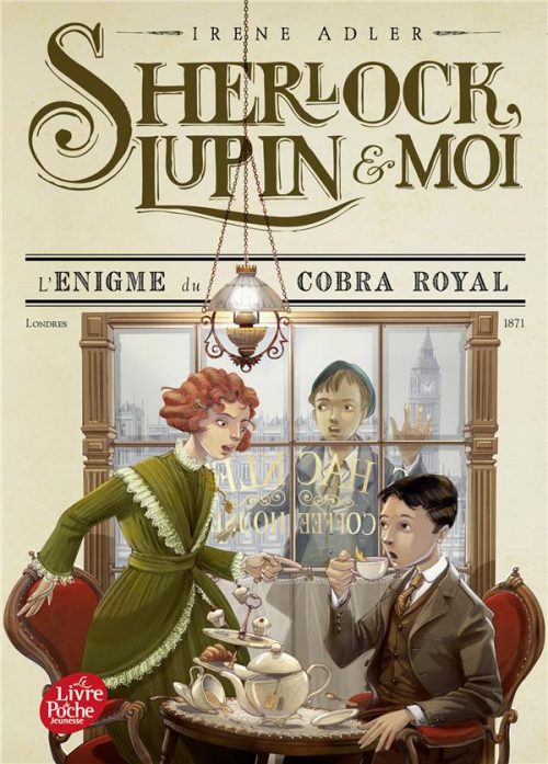 Couverture Sherlock, Lupin & moi, tome 07 : L'énigme du cobra royal