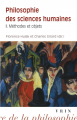 Couverture Philosophie des sciences humaines. II. Méthodes et concepts Editions Vrin 2018