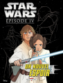 Couverture Star Wars (BD jeunesse), tome 4 : Un nouvel espoir Editions Delcourt (Contrebande) 2015