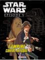 Couverture Star Wars (BD jeunesse), tome 5 : L'empire contre-attaque Editions Delcourt (Contrebande) 2015