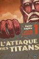 Couverture L'Attaque des Titans, triple, Édition Colossale, tome 01 Editions Pika (Seinen) 2015