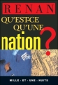 Couverture Qu'est-ce qu'une nation? Editions Mille et une nuits 2008