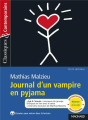 Couverture Journal d'un vampire en pyjama suivi de Carnet de board Editions Magnard (Classiques & Contemporains) 2023