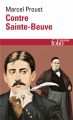 Couverture Contre Sainte-Beuve Editions Folio  (Essais) 1987