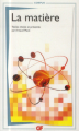 Couverture La matière Editions Flammarion 1998