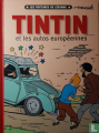 Couverture Tintin et les autos européennes Editions Moulinsart 2022