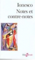 Couverture Notes et contres-notes Editions Folio  (Essais) 1996