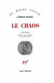 Couverture Le Chaos Editions Gallimard  (Du monde entier) 1982