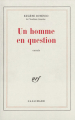 Couverture Un homme en question Editions Gallimard  (Blanche) 1979