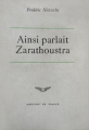 Couverture Ainsi parlait Zarathoustra Editions Mercure de France 1958