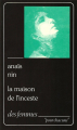 Couverture La maison de l'inceste Editions Des Femmes 1979
