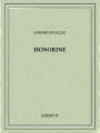 Couverture Honorine Editions Bibebook 2015