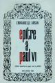 Couverture Epître à Paul VI : Lettre ouverte au Pape sur la pilule Editions Éric Losfeld 1968