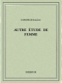 Couverture Autre étude de femme Editions Bibebook 2015