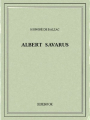 Couverture Albert Savarus Editions Bibebook 2015