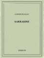 Couverture Sarrasine Editions Bibebook 2015