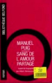 Couverture Sang de l'amour partagé Editions Belfond 1991