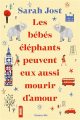 Couverture Les bébés éléphants peuvent eux aussi mourir d’amour Editions Hauteville (Roman) 2023