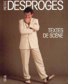 Couverture Textes de scène Editions Seuil 1988