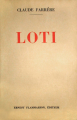Couverture Loti Editions Flammarion 1930
