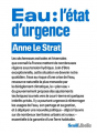 Couverture Eau : L'état d'urgence Editions Seuil 2023