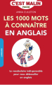 Couverture Les 1000 mots à connaître en anglais  Editions Leduc.s 2019