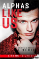Couverture Like us, tome 03 : Alphas like us Editions MxM Bookmark (Romance) 2023