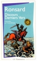 Couverture Discours suivi de Derniers Vers Editions Flammarion (GF) 2009