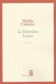 Couverture La Dernière Leçon Editions Seuil 2004