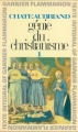 Couverture Génie du christianisme, tome 1 Editions Garnier Flammarion 1966
