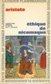 Couverture Éthique à Nicomaque Editions Garnier Flammarion 1975