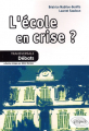 Couverture L'école en crise ? Editions Ellipses 2008