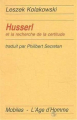 Couverture Husserl et la recherche de la certitude Editions L'âge d'Homme 1991