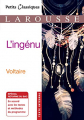 Couverture L'ingénu  Editions Larousse (Petits classiques) 2019