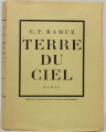 Couverture Terre du ciel Editions Georg 1921