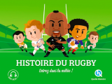 Couverture Histoire du rugby Editions Quelle histoire 2023