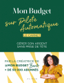Couverture Mon budget sur pilote automatique - Le carnet Editions Alisio 2023