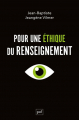 Couverture Pour une éthique du renseignement Editions Presses universitaires de France (PUF) 2023
