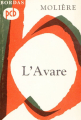 Couverture L'Avare Editions Bordas (Petits Classiques) 1968