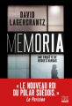 Couverture Memoria Editions HarperCollins (Noir) 2023