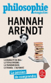 Couverture Hannah Arendt Editions Le Livre de Poche 2023