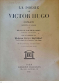 Couverture La poésie de Victor Hugo  Editions Delagrave 1944